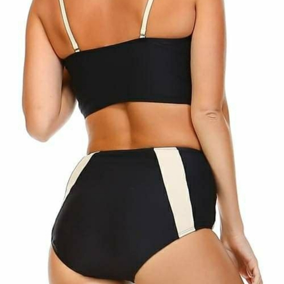 Envya Two Piece Colorblock Bikini Set Blue - Picture 8 of 14
